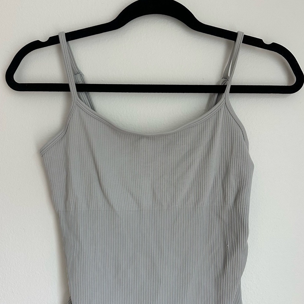 Light gray bodysuit
